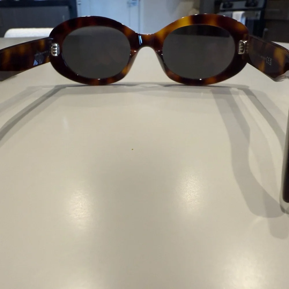 COPY - Celine Triomphe Tortoise Sunglasses - Picture 8 of 12